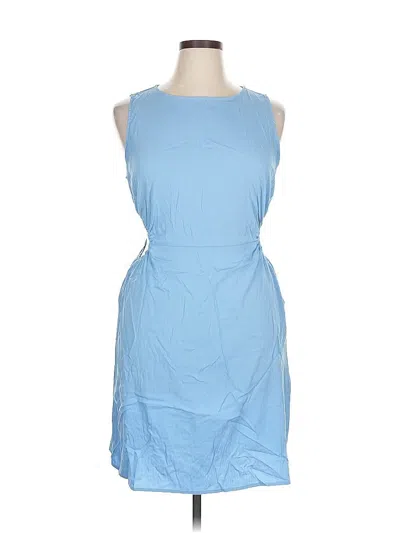 Pre-owned Unbranded Casual Dress In Blue