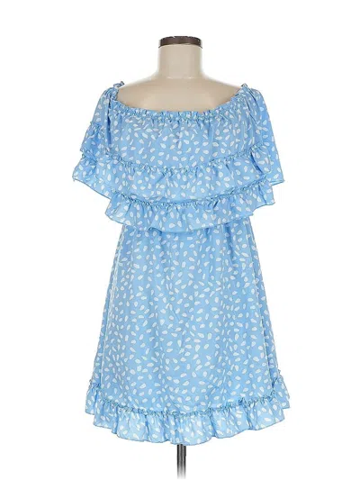 Pre-owned Unbranded Casual Dress In Blue