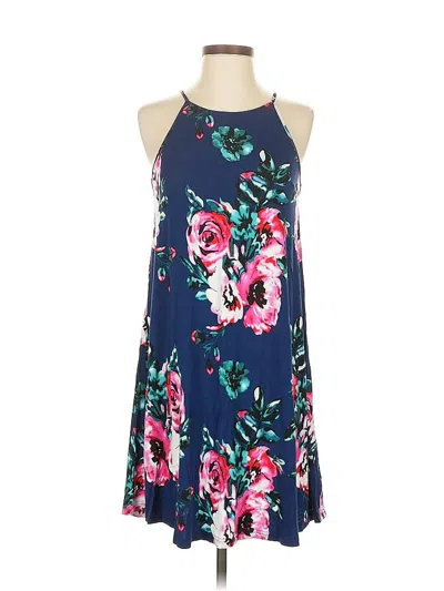 Pre-owned Unbranded Casual Dress In Blue