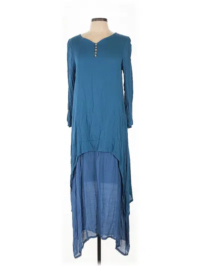 Pre-owned Unbranded Casual Dress In Blue