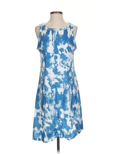 Pre-owned Unbranded Casual Dress In Blue