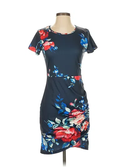 Pre-owned Unbranded Casual Dress In Blue