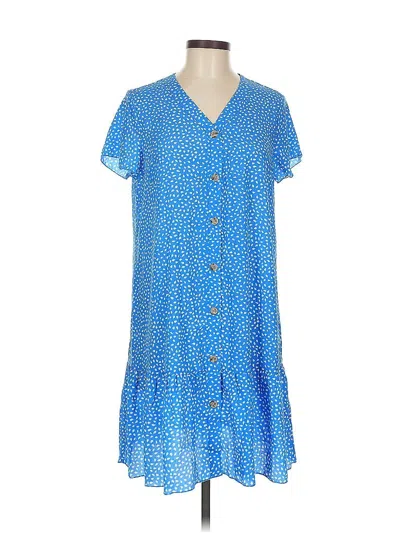 Pre-owned Unbranded Casual Dress In Blue