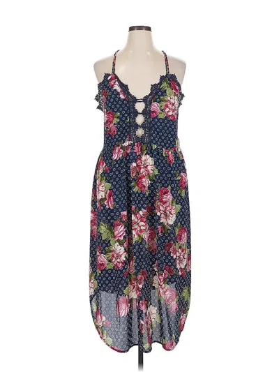 Pre-owned Unbranded Casual Dress In Blue