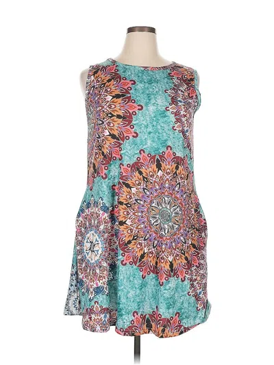 Pre-owned Unbranded Casual Dress In Blue