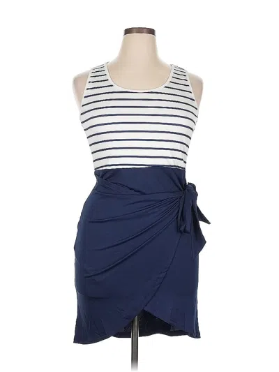 Pre-owned Unbranded Casual Dress In Blue