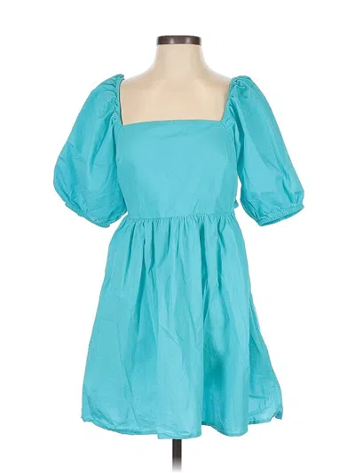 Pre-owned Unbranded Casual Dress In Blue
