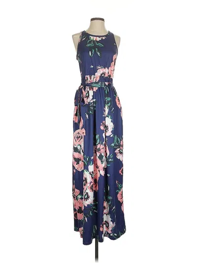 Pre-owned Unbranded Casual Dress In Blue