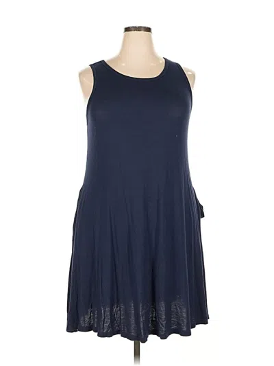 Pre-owned Unbranded Casual Dress In Blue