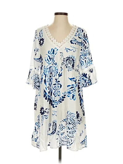 Pre-owned Unbranded Casual Dress In Blue