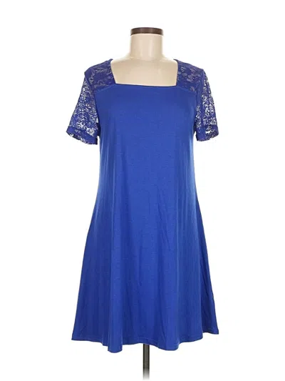 Pre-owned Unbranded Casual Dress In Blue
