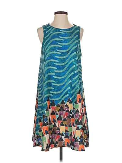 Pre-owned Unbranded Casual Dress In Blue