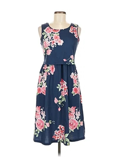 Pre-owned Unbranded Casual Dress In Blue