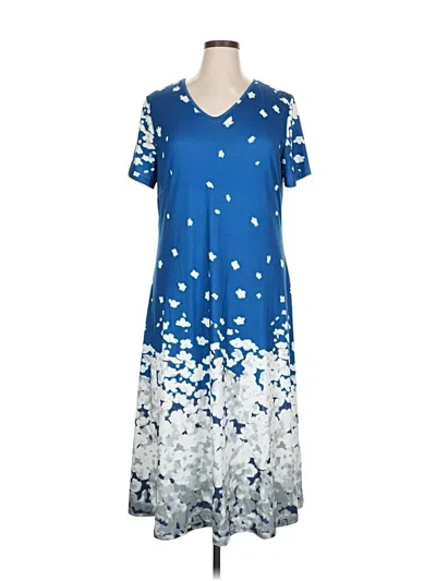 Pre-owned Unbranded Casual Dress In Blue