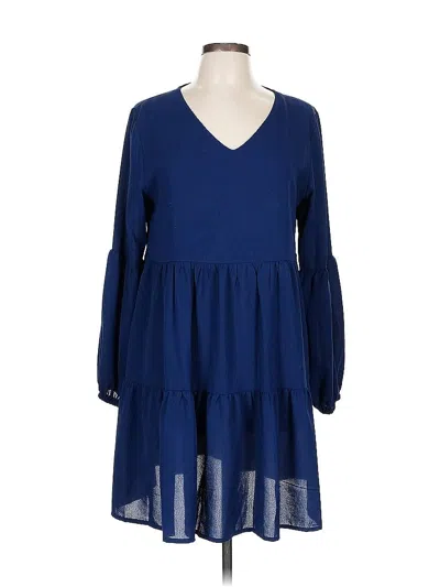 Pre-owned Unbranded Casual Dress In Blue