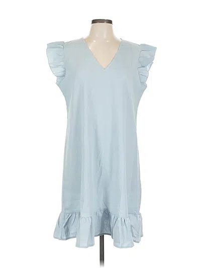 Pre-owned Unbranded Casual Dress In Blue