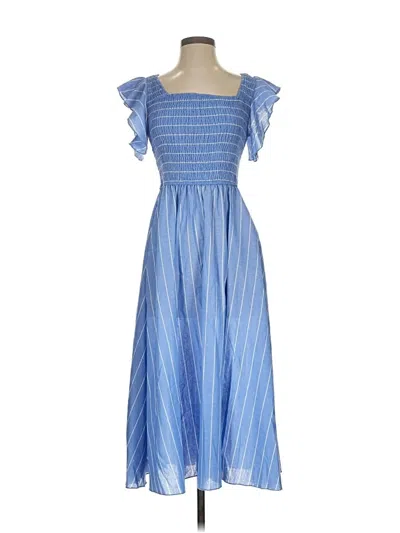 Pre-owned Unbranded Casual Dress In Blue