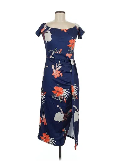 Pre-owned Unbranded Casual Dress In Blue