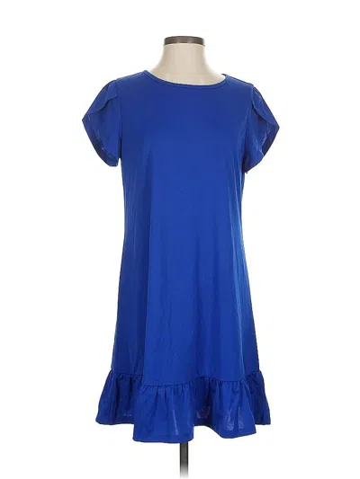 Pre-owned Unbranded Casual Dress In Blue