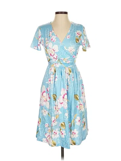 Pre-owned Unbranded Casual Dress In Blue