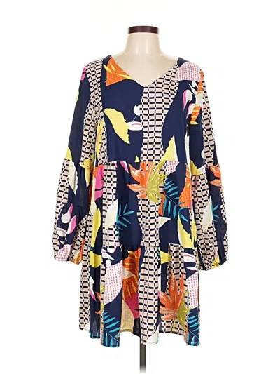 Pre-owned Unbranded Casual Dress In Blue