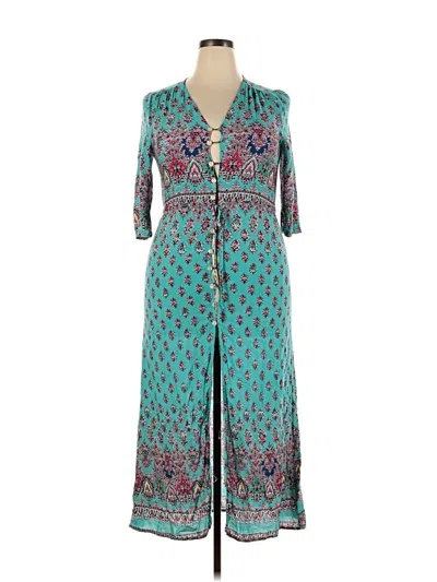 Pre-owned Unbranded Casual Dress In Blue