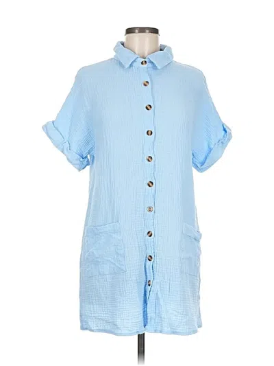 Pre-owned Unbranded Casual Dress In Blue