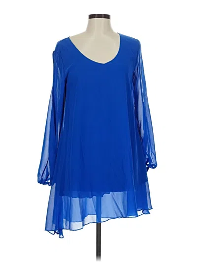 Pre-owned Unbranded Casual Dress In Blue