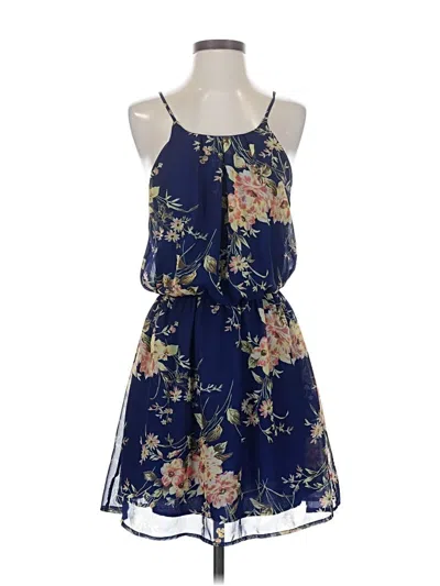 Pre-owned Unbranded Casual Dress In Blue