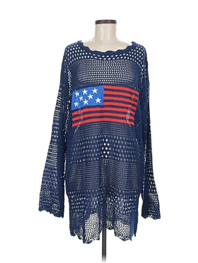 Pre-owned Unbranded Casual Dress In Blue