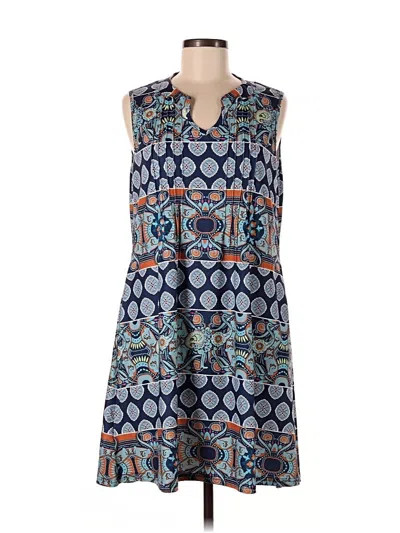 Pre-owned Unbranded Casual Dress In Blue