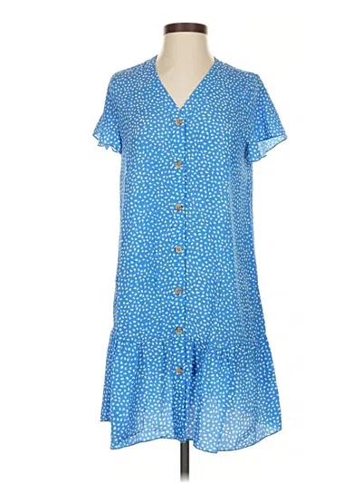 Pre-owned Unbranded Casual Dress In Blue