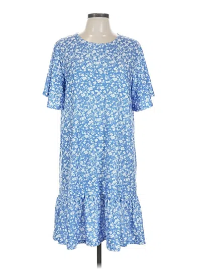 Pre-owned Unbranded Casual Dress In Blue