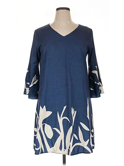 Pre-owned Unbranded Casual Dress In Blue