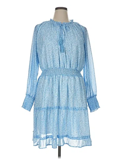 Pre-owned Unbranded Casual Dress In Blue