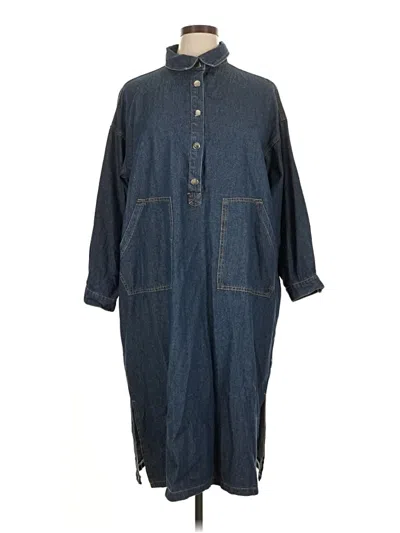 Pre-owned Unbranded Casual Dress In Blue