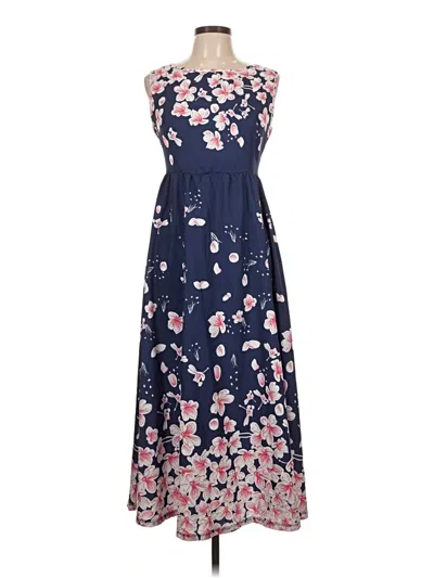Pre-owned Unbranded Casual Dress In Blue