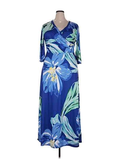 Pre-owned Unbranded Casual Dress In Blue