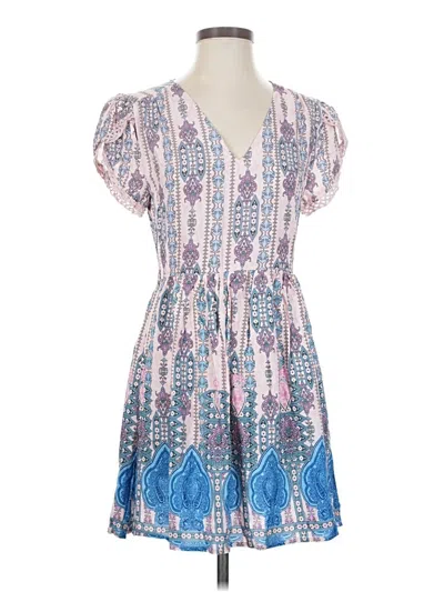 Pre-owned Unbranded Casual Dress In Blue