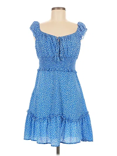 Pre-owned Unbranded Casual Dress In Blue