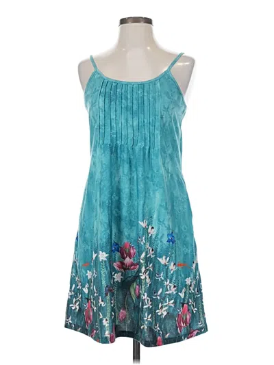 Pre-owned Unbranded Casual Dress In Blue