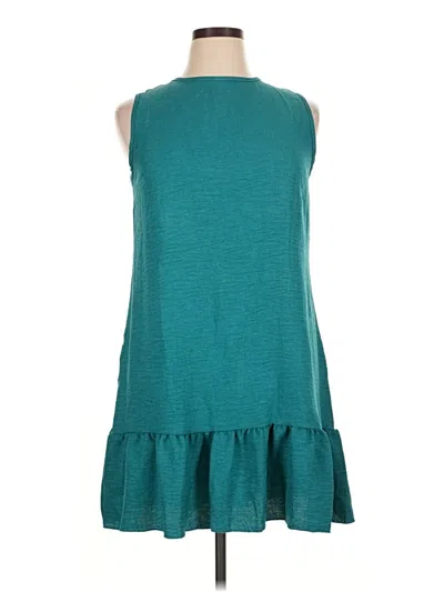 Pre-owned Unbranded Casual Dress In Blue