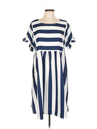 Pre-owned Unbranded Casual Dress In Blue