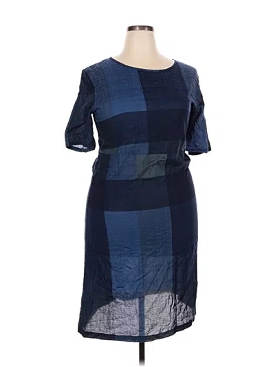 Pre-owned Unbranded Casual Dress In Blue