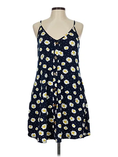 Pre-owned Unbranded Casual Dress In Blue