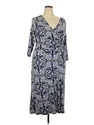 Pre-owned Unbranded Casual Dress In Blue