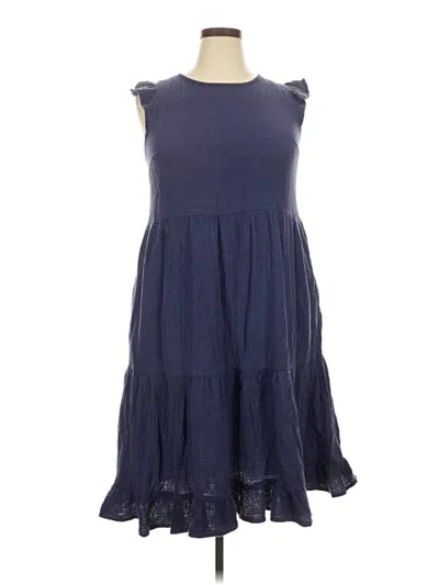 Pre-owned Unbranded Casual Dress In Blue