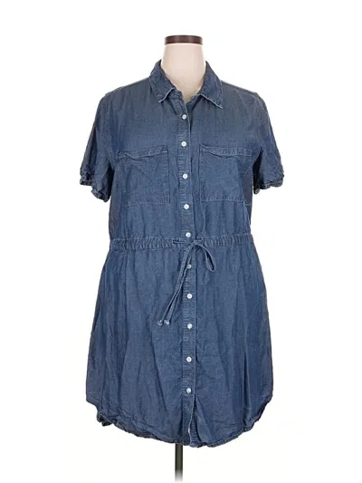 Pre-owned Unbranded Casual Dress In Blue