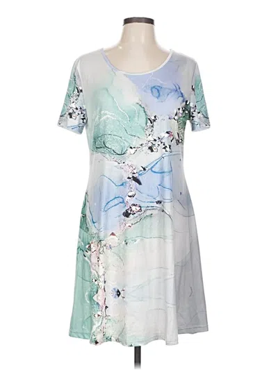 Pre-owned Unbranded Casual Dress In Blue