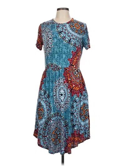 Pre-owned Unbranded Casual Dress In Blue